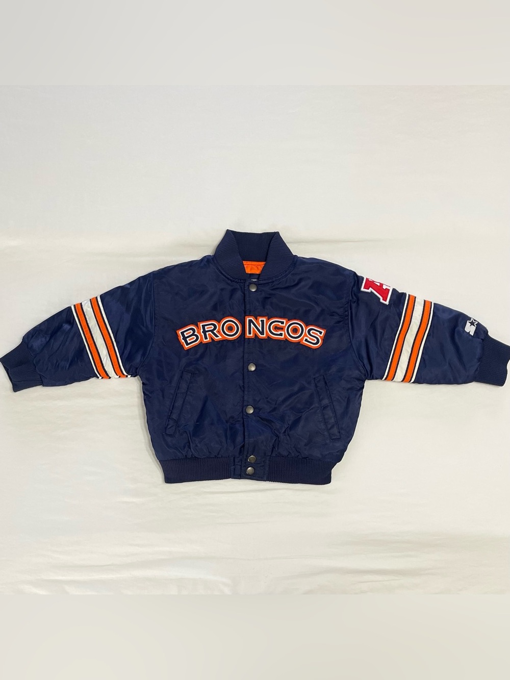 Vintage 90s Broncos NFL Starter Puffer Jacket Youth Small Football